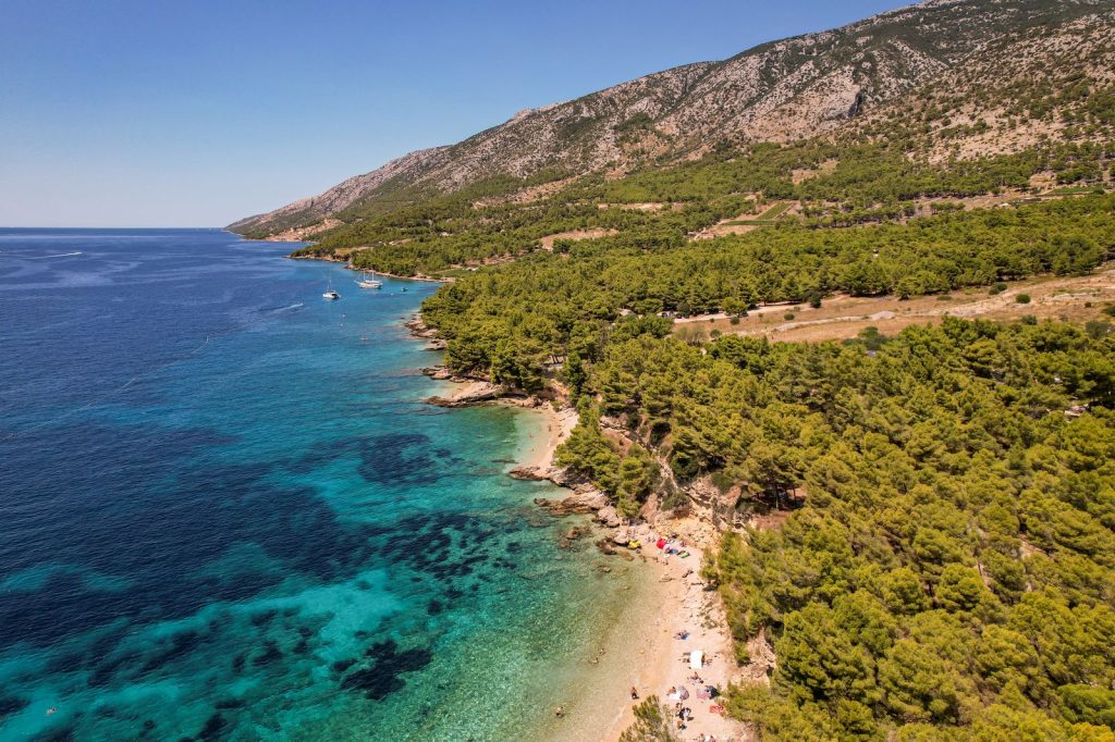 Plaża Vela Plaža w Bašce, wyspa Krk