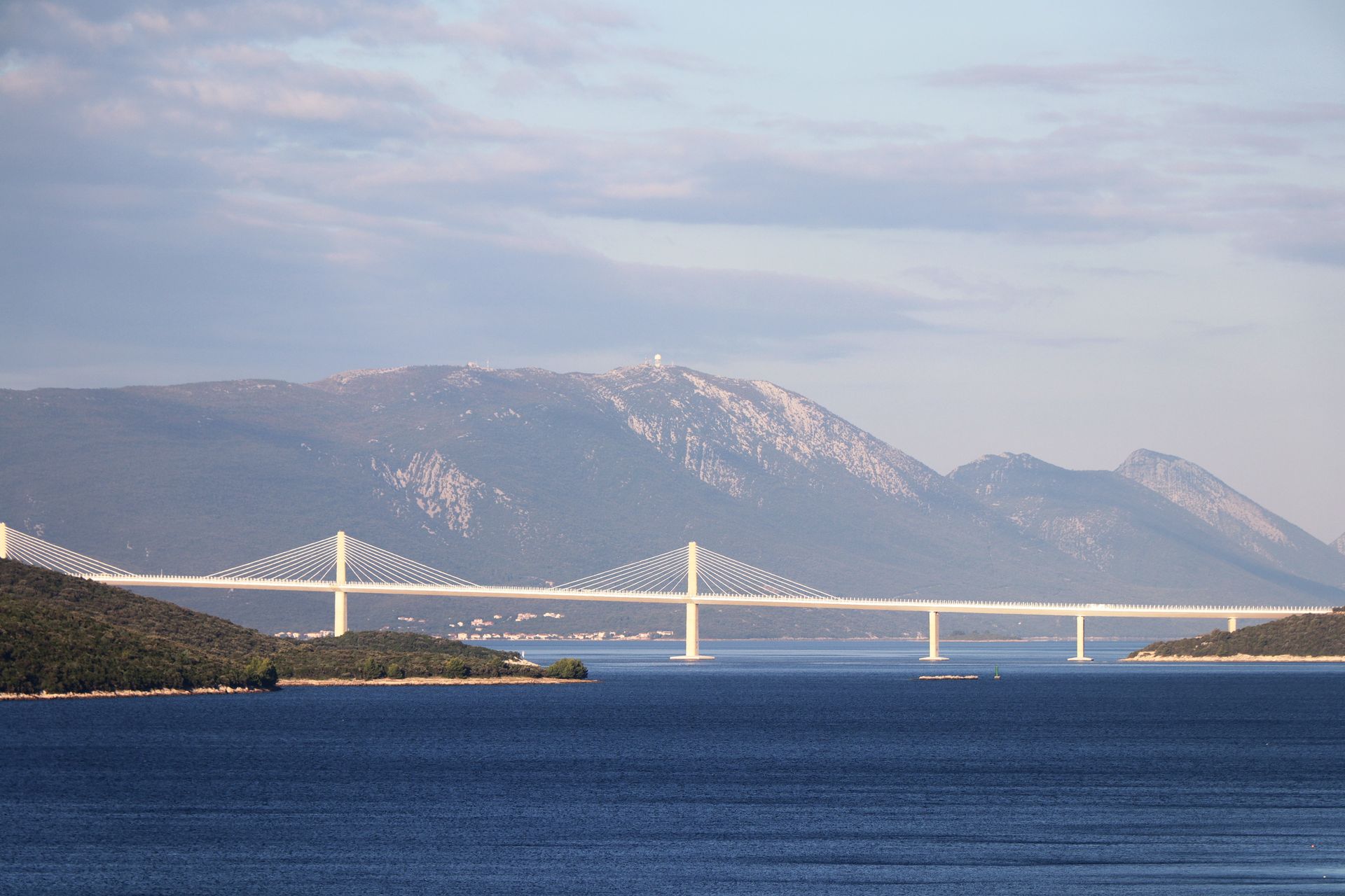 Most Pelješki widziany od strony Neum